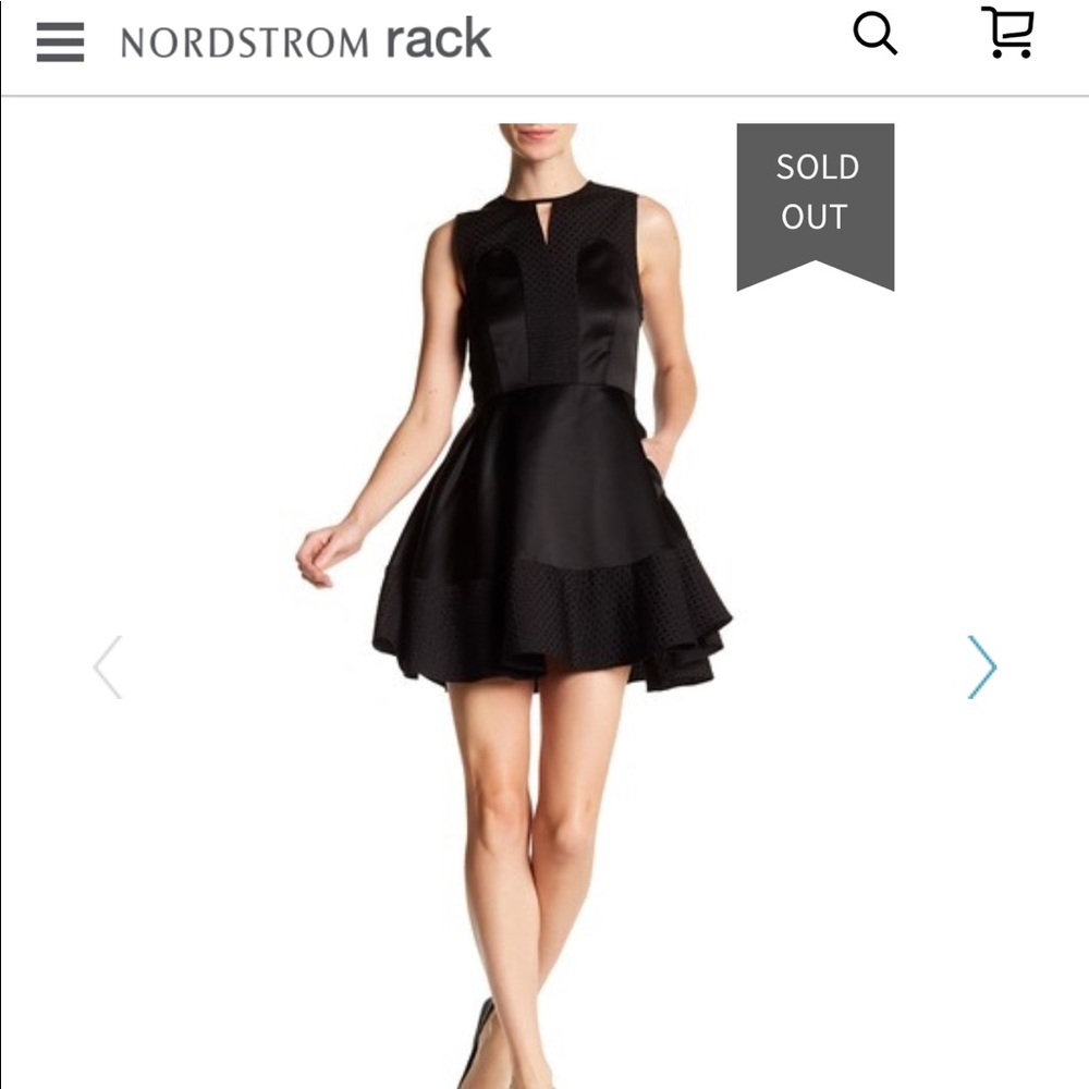 Rachel Zoe Black silk dress - size 4